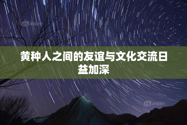 黄种人之间的友谊与文化交流日益加深