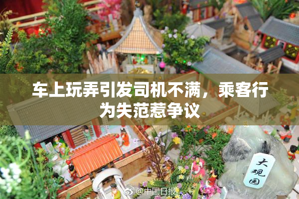 车上玩弄引发司机不满，乘客行为失范惹争议