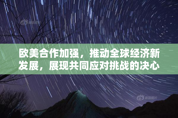 欧美合作加强，推动全球经济新发展，展现共同应对挑战的决心