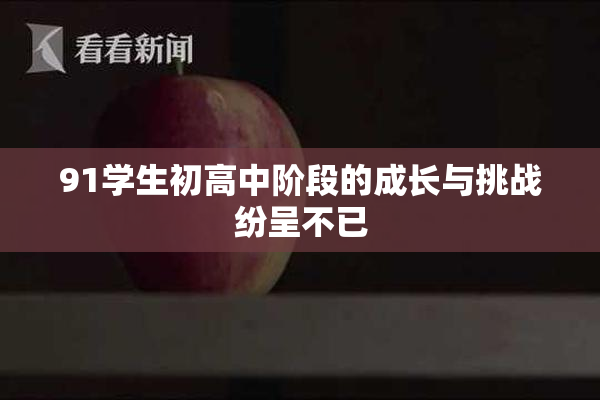 91学生初高中阶段的成长与挑战纷呈不已
