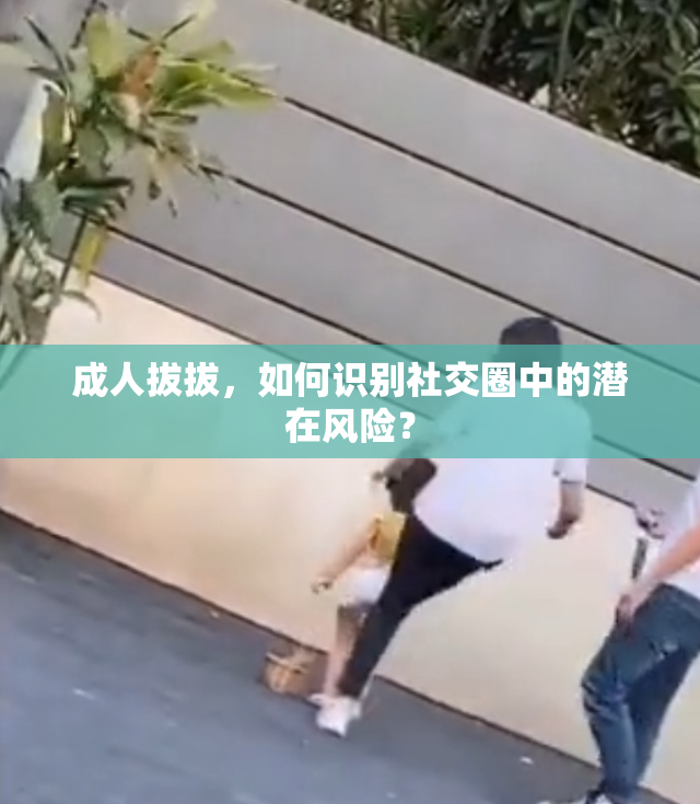 成人拔拔，如何识别社交圈中的潜在风险？