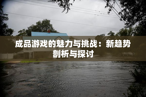 成品游戏的魅力与挑战：新趋势剖析与探讨