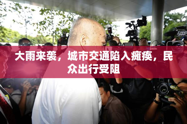 大雨来袭，城市交通陷入瘫痪，民众出行受阻