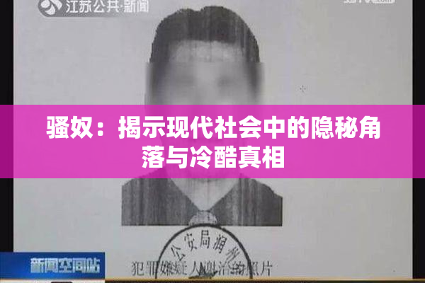 骚奴：揭示现代社会中的隐秘角落与冷酷真相