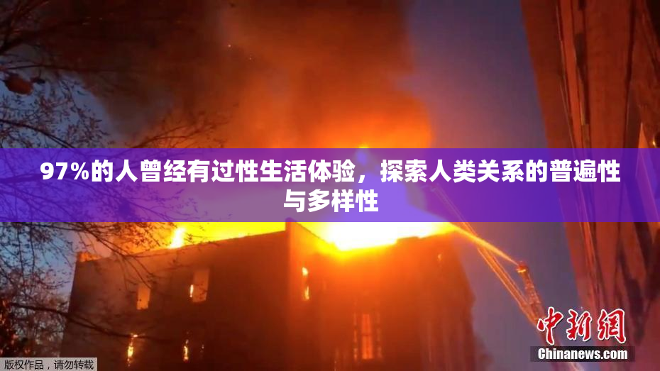 97%的人曾经有过性生活体验，探索人类关系的普遍性与多样性
