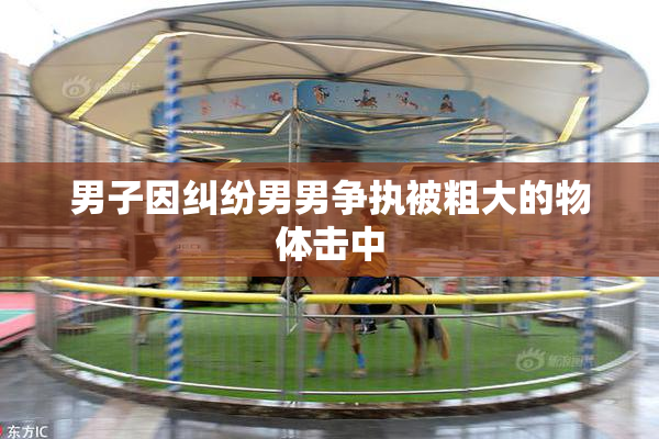 男子因纠纷男男争执被粗大的物体击中