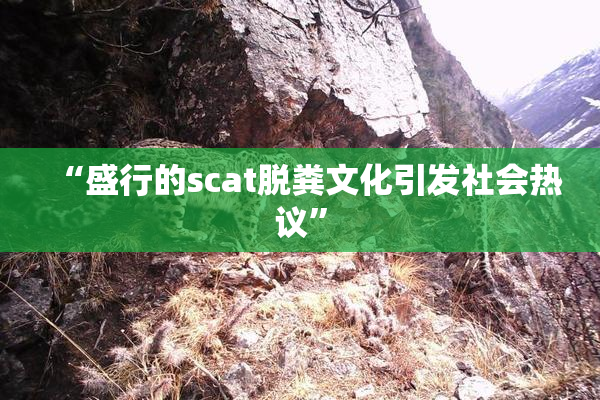 “盛行的scat脱粪文化引发社会热议”