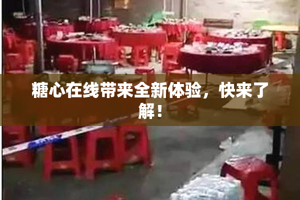 糖心在线带来全新体验，快来了解！