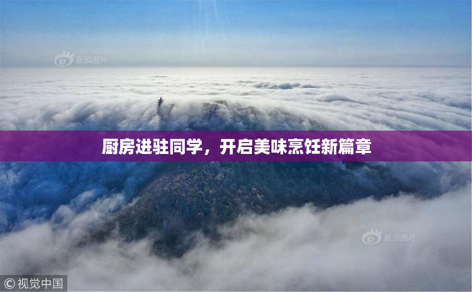 厨房进驻同学，开启美味烹饪新篇章