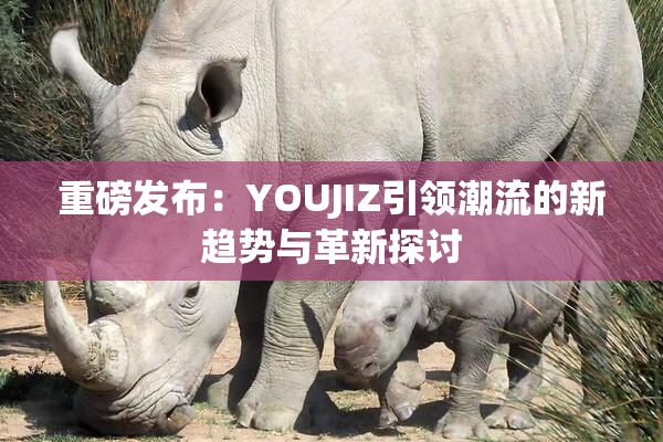 重磅发布：YOUJIZ引领潮流的新趋势与革新探讨