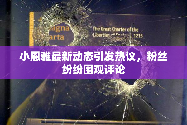 小恩雅最新动态引发热议，粉丝纷纷围观评论
