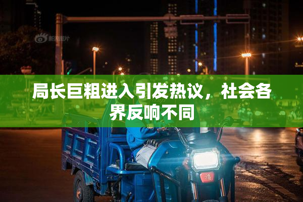 局长巨粗进入引发热议，社会各界反响不同
