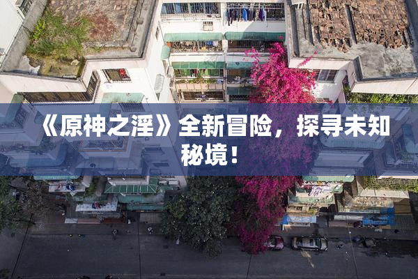 《原神之淫》全新冒险，探寻未知秘境！