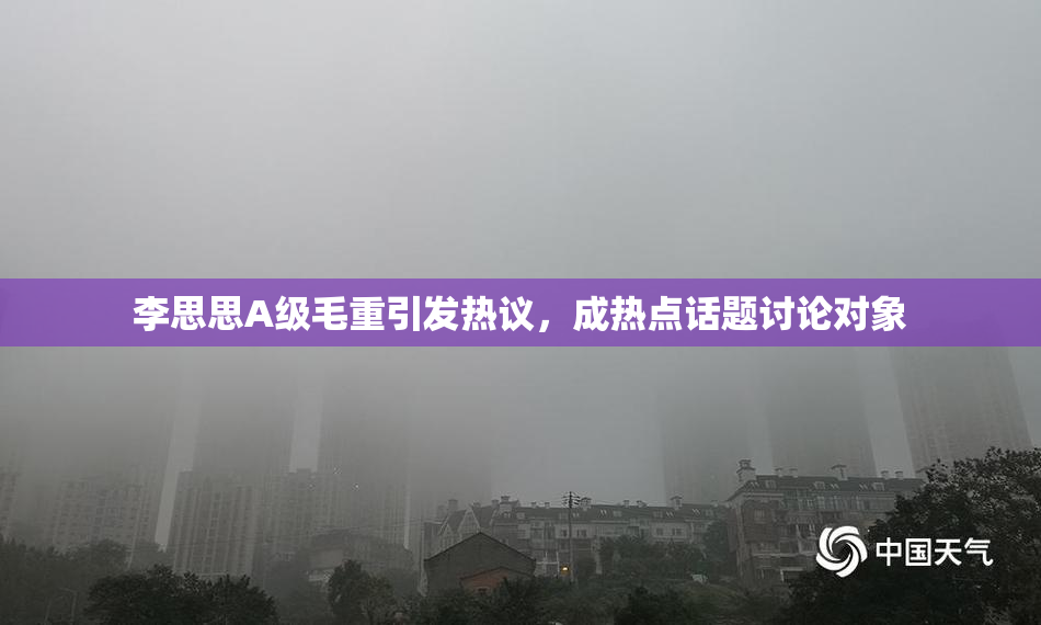 李思思A级毛重引发热议，成热点话题讨论对象