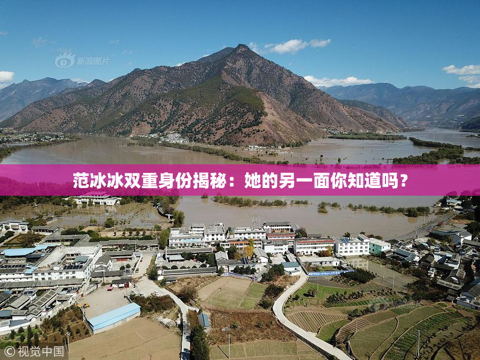 范冰冰双重身份揭秘：她的另一面你知道吗？