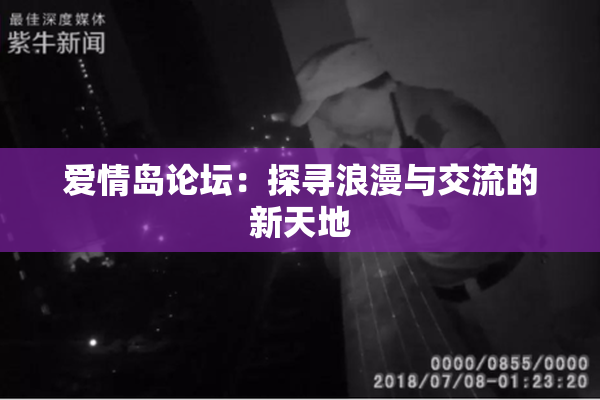 爱情岛论坛：探寻浪漫与交流的新天地