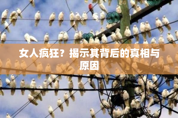女人疯狂？揭示其背后的真相与原因