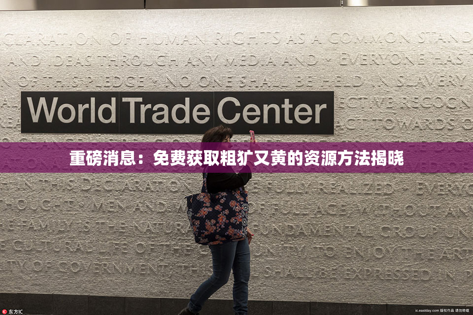 重磅消息：免费获取粗犷又黄的资源方法揭晓