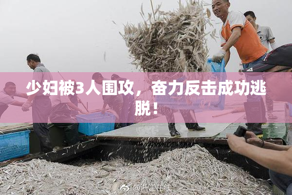 少妇被3人围攻，奋力反击成功逃脱！