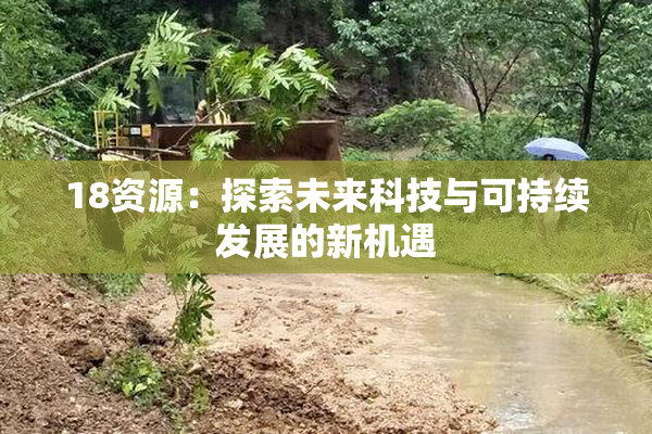 18资源：探索未来科技与可持续发展的新机遇