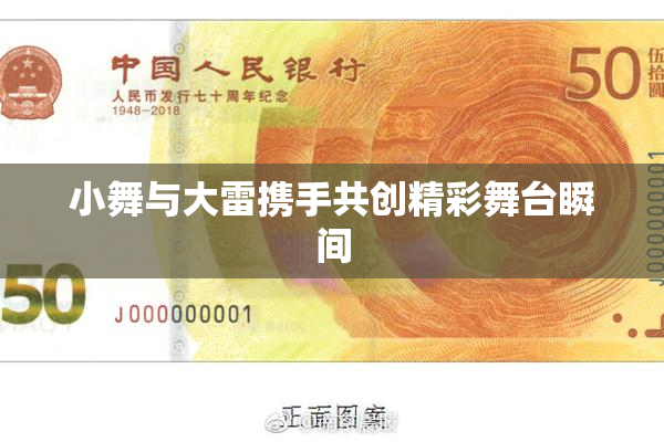 小舞与大雷携手共创精彩舞台瞬间