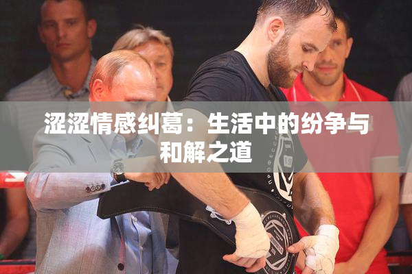 涩涩情感纠葛：生活中的纷争与和解之道