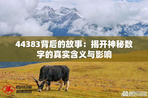 44383背后的故事：揭开神秘数字的真实含义与影响