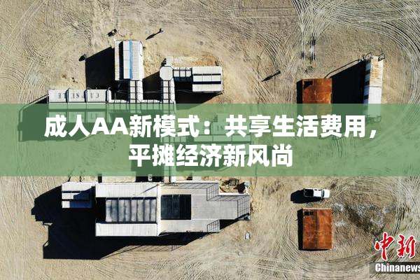 成人AA新模式：共享生活费用，平摊经济新风尚