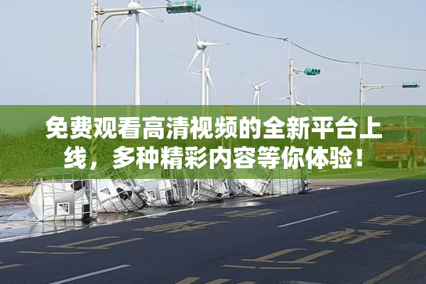 免费观看高清视频的全新平台上线，多种精彩内容等你体验！