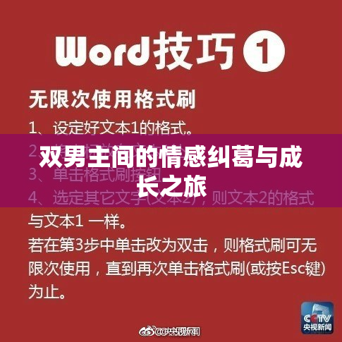 双男主间的情感纠葛与成长之旅