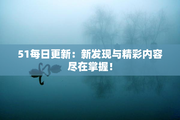 51每日更新：新发现与精彩内容尽在掌握！