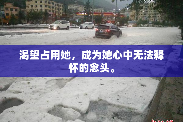 渴望占用她，成为她心中无法释怀的念头。