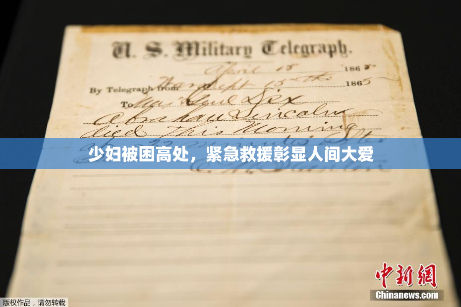 少妇被困高处，紧急救援彰显人间大爱