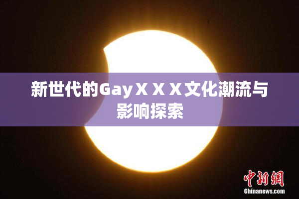 新世代的GayⅩⅩⅩ文化潮流与影响探索