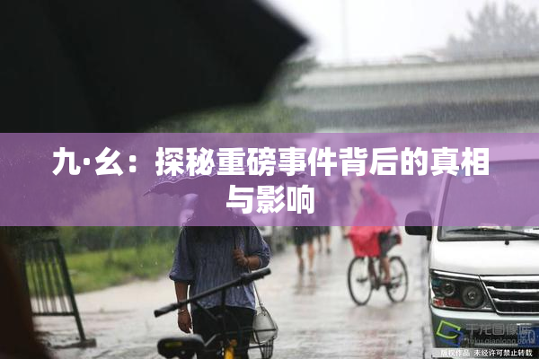 九·幺：探秘重磅事件背后的真相与影响