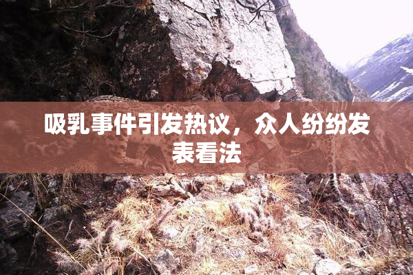 吸乳事件引发热议，众人纷纷发表看法