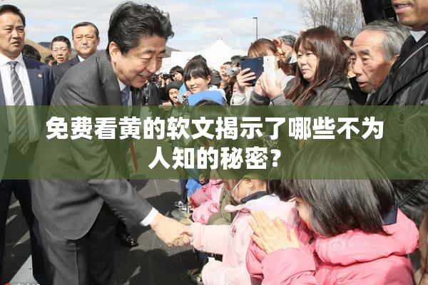 免费看黄的软文揭示了哪些不为人知的秘密？