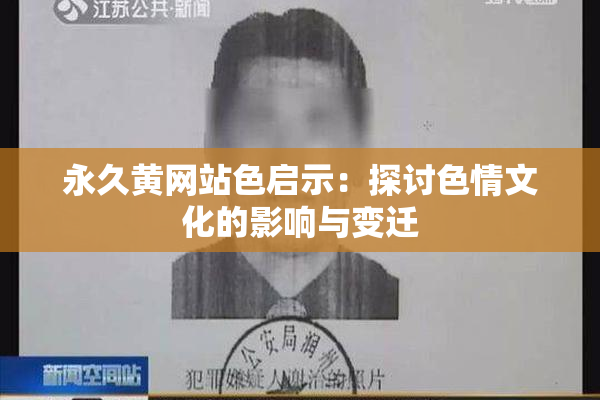 永久黄网站色启示：探讨色情文化的影响与变迁