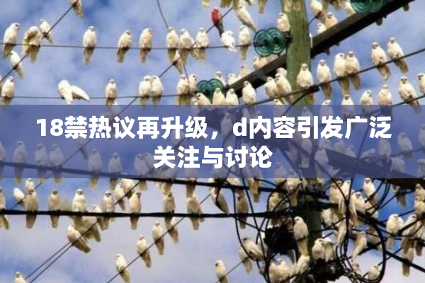 18禁热议再升级，d内容引发广泛关注与讨论