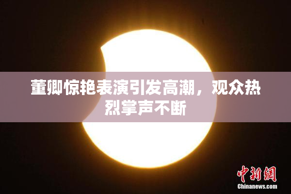 董卿惊艳表演引发高潮，观众热烈掌声不断