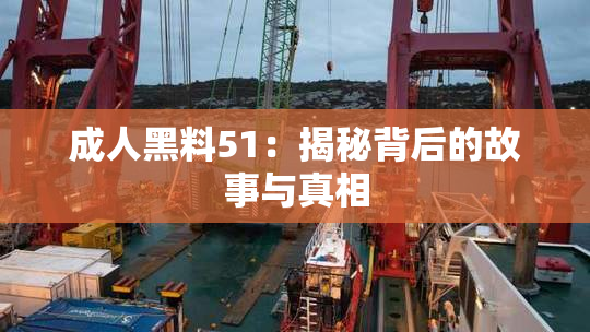 成人黑料51：揭秘背后的故事与真相