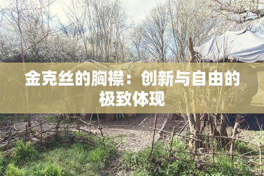金克丝的胸襟：创新与自由的极致体现