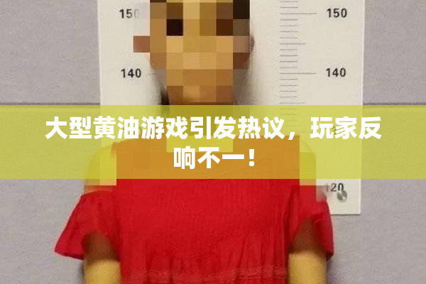 大型黄油游戏引发热议，玩家反响不一！