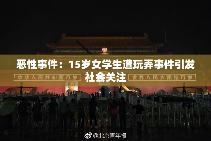 恶性事件：15岁女学生遭玩弄事件引发社会关注