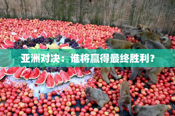 亚洲对决：谁将赢得最终胜利？