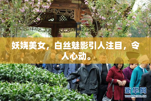妖娆美女，白丝魅影引人注目，令人心动。