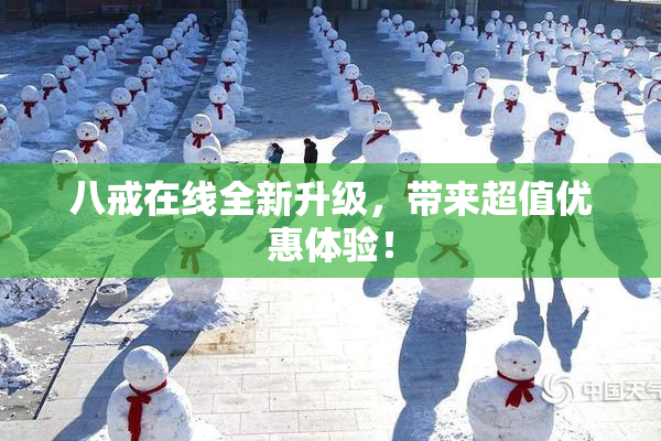八戒在线全新升级，带来超值优惠体验！