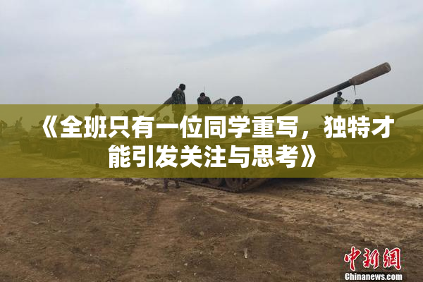 《全班只有一位同学重写，独特才能引发关注与思考》