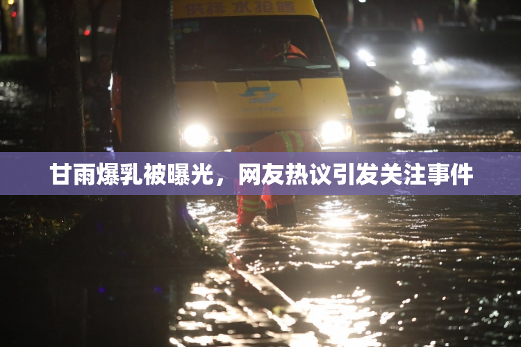 甘雨爆乳被曝光，网友热议引发关注事件