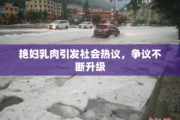 艳妇乳肉引发社会热议，争议不断升级
